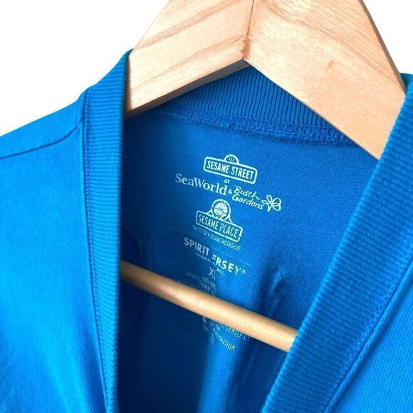 Spirit Jersey Sesame Street Cookie Monster Long Sleeve Top in Size XL - Picture 4 of 8